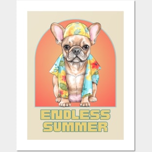 Endless Summer French Bulldog Posters and Art